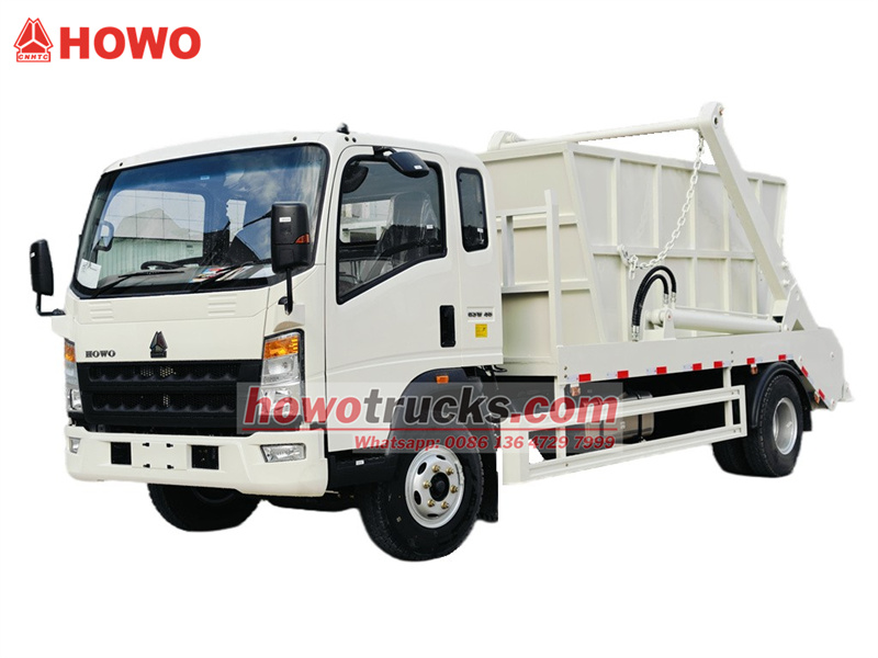 Howo 4x2 skip loader truck