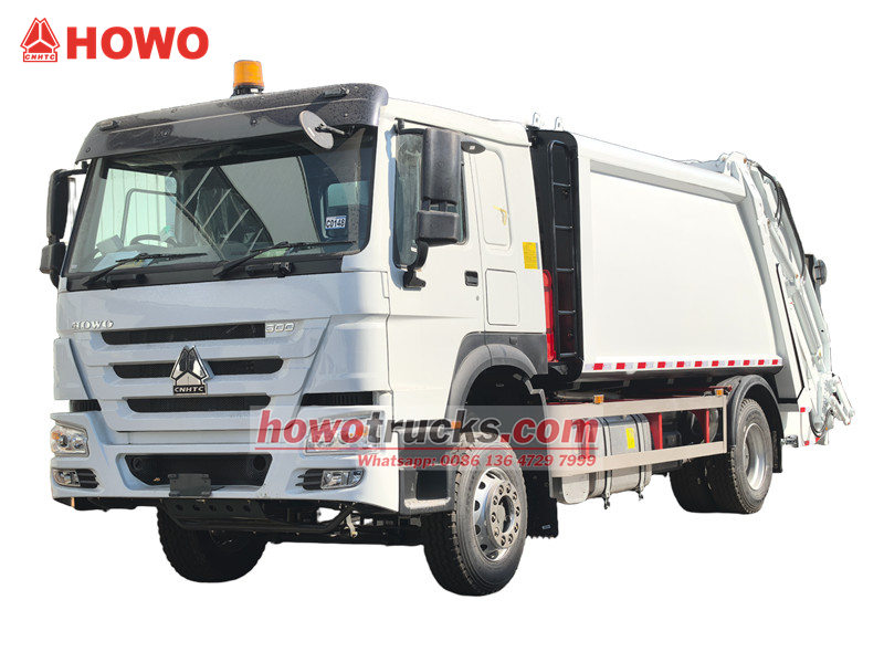 Howo RHD 14cbm қоқыс сығымдағыш жүк көлігі