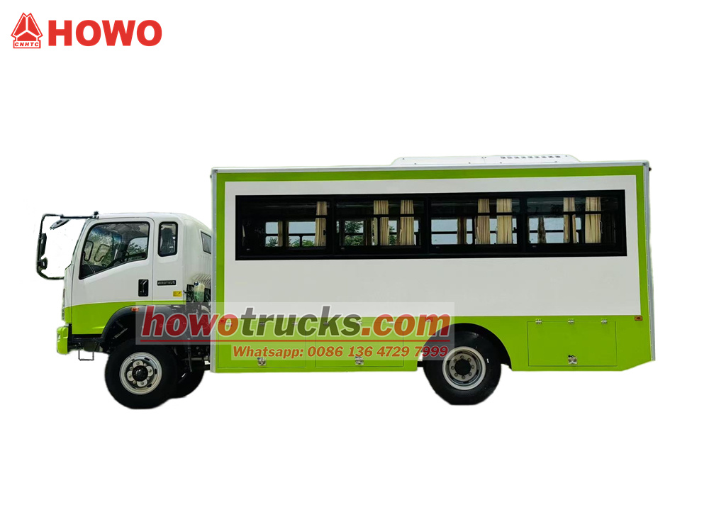 HOWO 4x4 all-wheel drive troop carrier truck