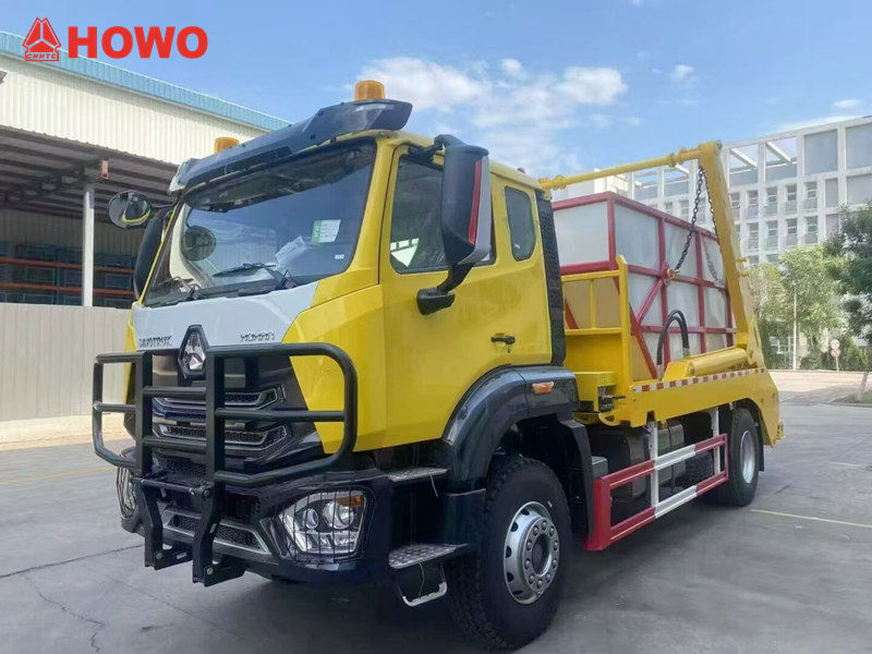 HOWO 4x2 RHD айналмалы иінтіректі қоқыс таситын көлік