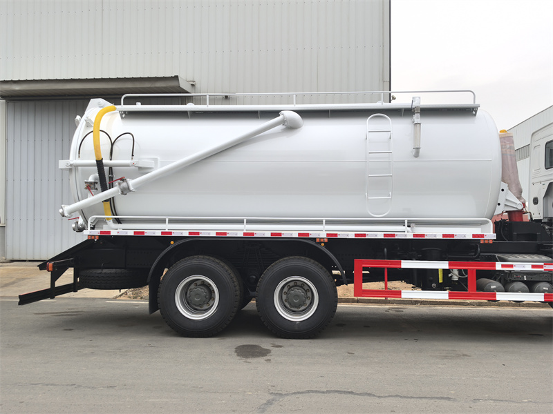 HOWO 15cbm vacuum tanker truck with JUROP PN106D pump