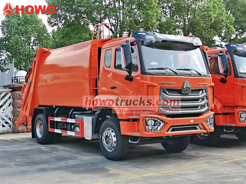 HOWO 15CBM garbage compactor truck