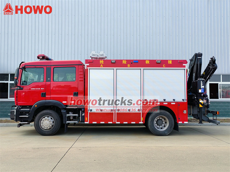HOWO fire rescue truck
