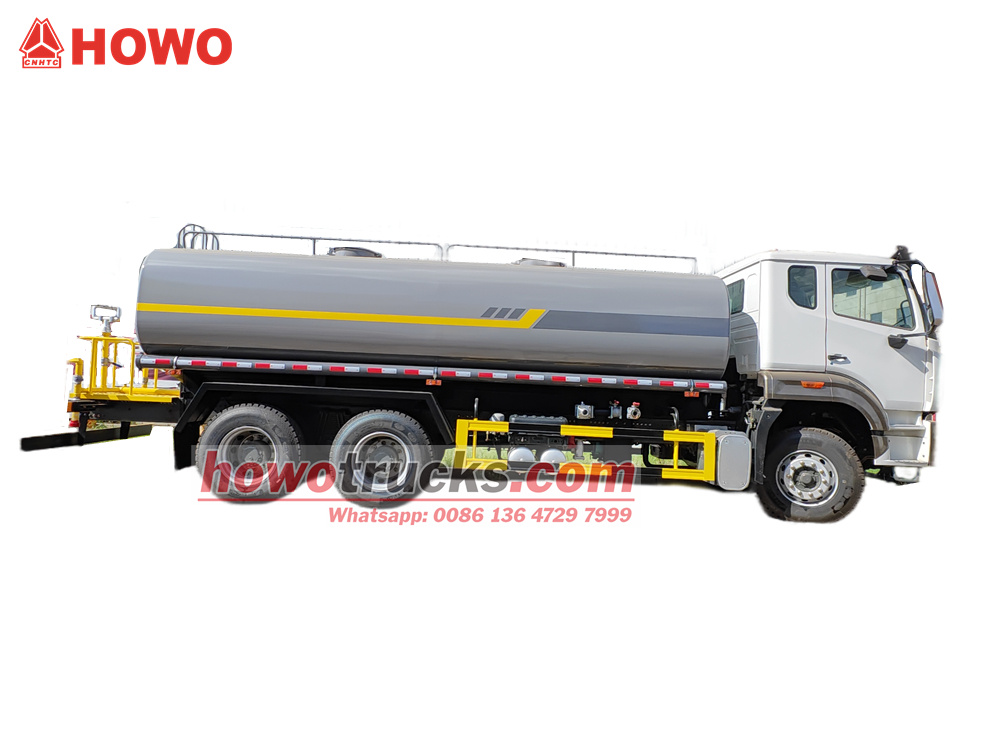 HOWO 6X4 towable water bowser with sprinkler