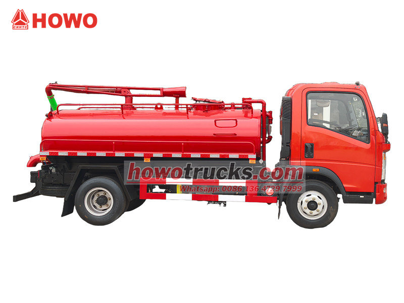 Howo 5cbm septic tank pump truck