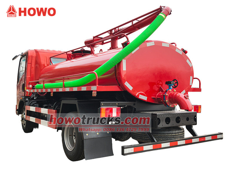 Howo RHD sewage disposal tanker