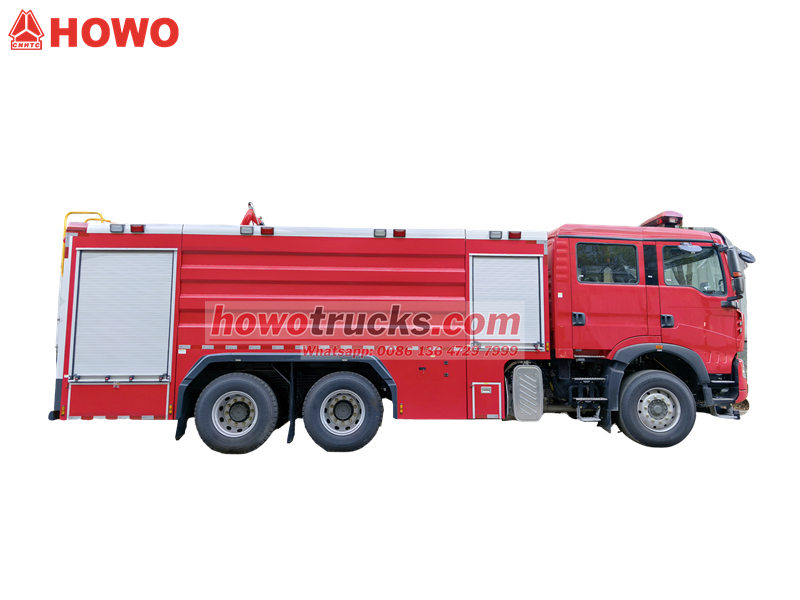 Howo fire foam tank truck 