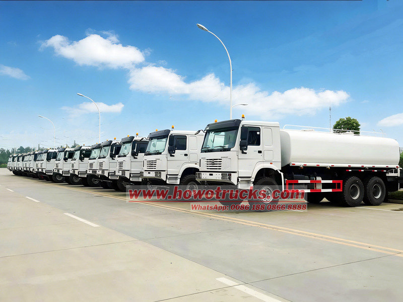 HOWO 6×6 water spray trucks for sale