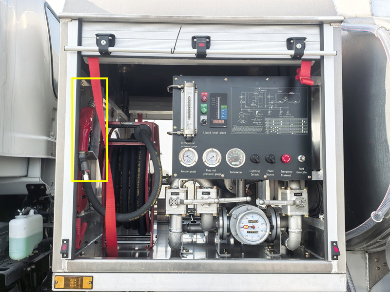 horse reel with normal refueling gun