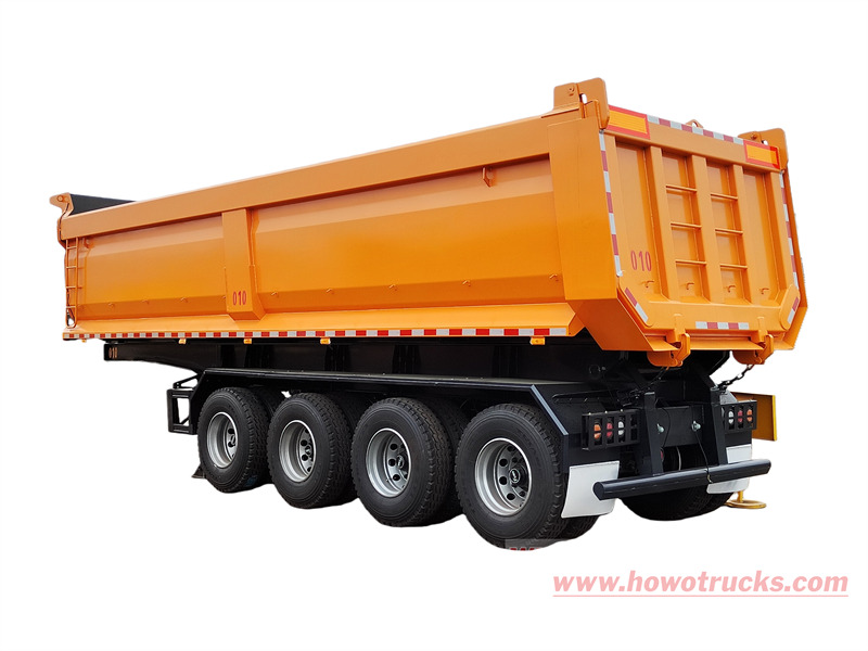 4 axle dumper semitrailer factory