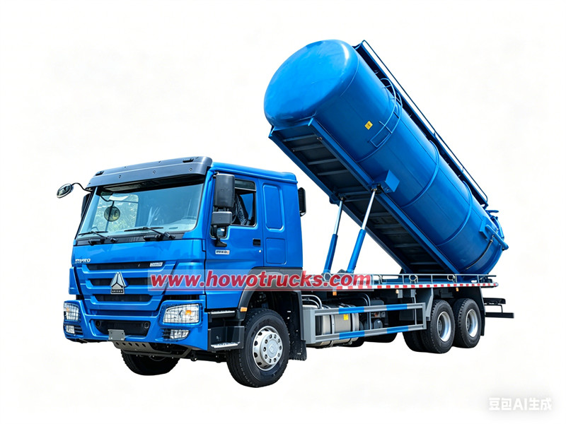 HOWO 20000L вакуумдық цистерна жүк көлігі: құрылымы, жұмыс принципі және артықшылықтары