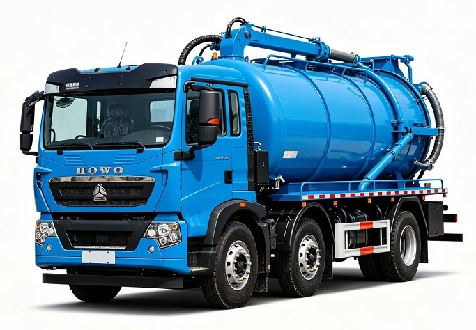 Howo вакуумды ағынды жүк көлігі