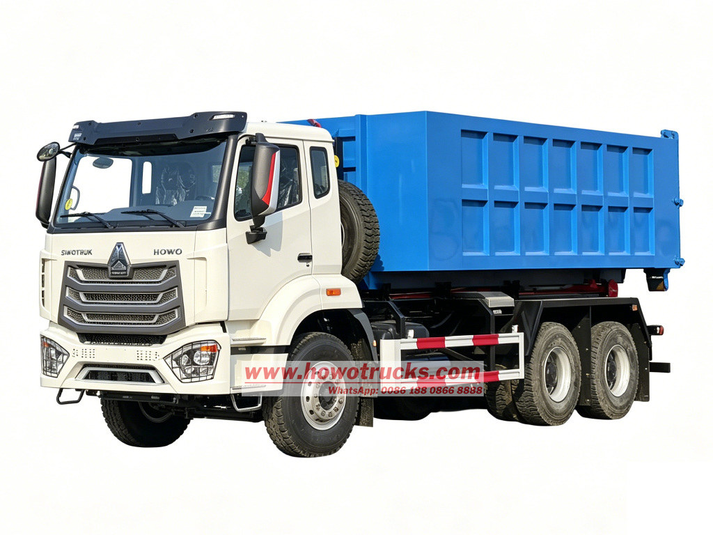 HOWO 20tons hook loader garbage truck