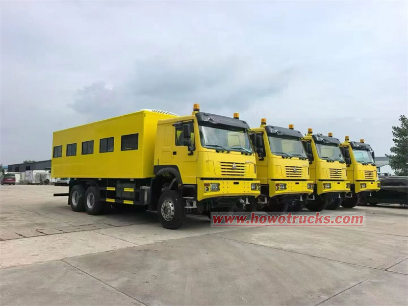 HOWO 6x6 off road troops carrier