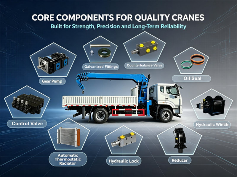 HOWO heavy 10tons crane truck