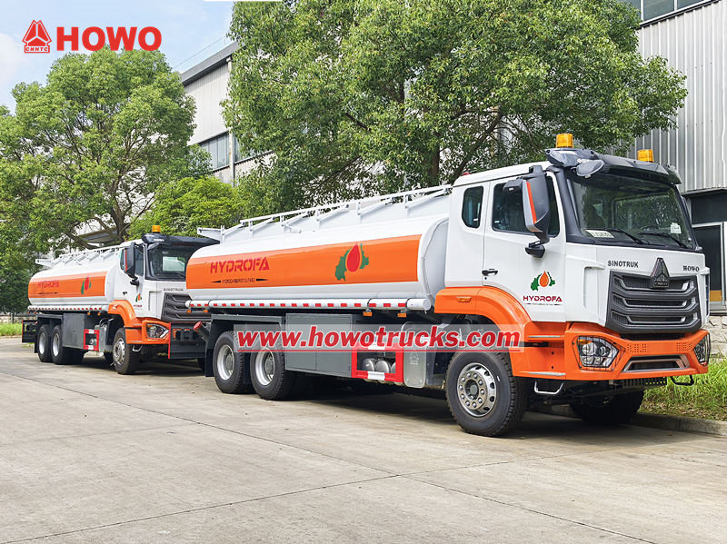 HOWO NX 22000L жанармай жеткізетін цистерна жүк көлігі Сенегалға экспортталады