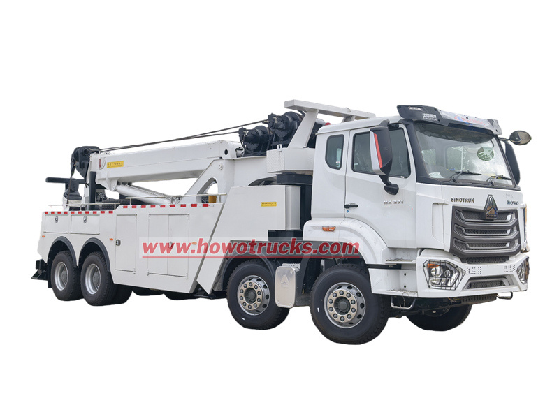 HOWO 12-wheeler 50-ton rotator wrecker
